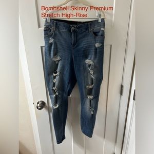 TORRID Bombshell Skinny Premium Stretch High Rise-sz 20